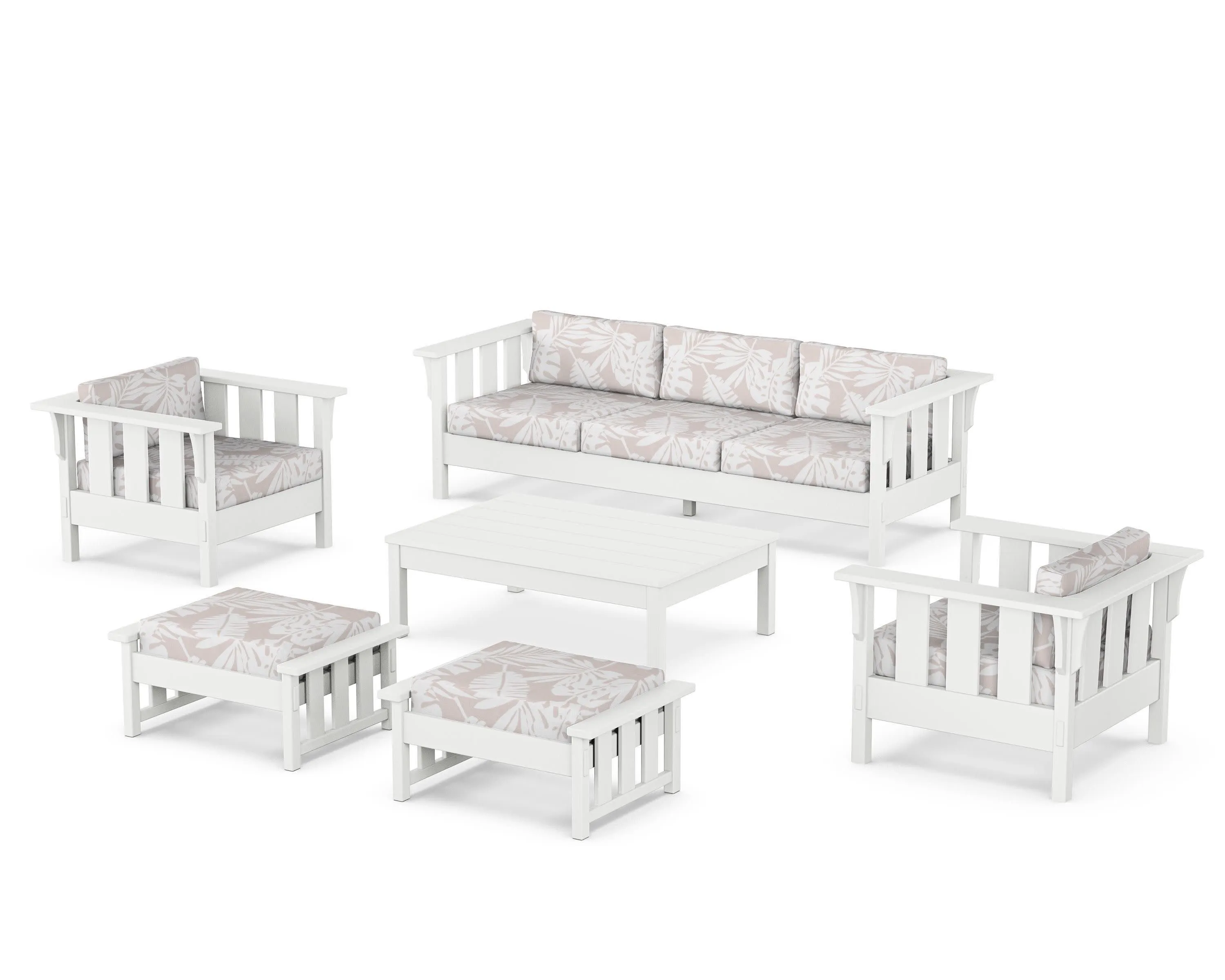 Acadia 6-Piece Lounge Sofa Set