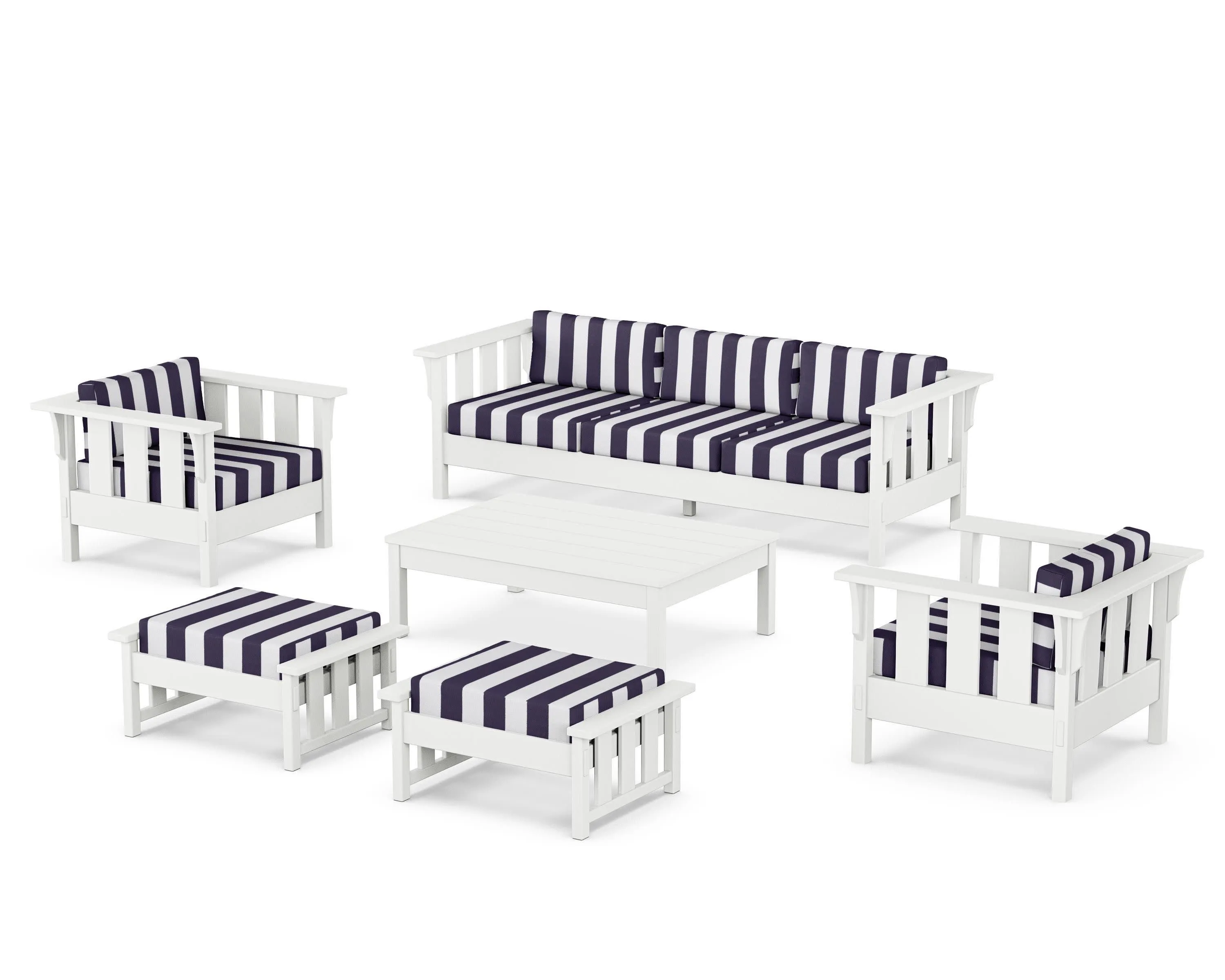 Acadia 6-Piece Lounge Sofa Set