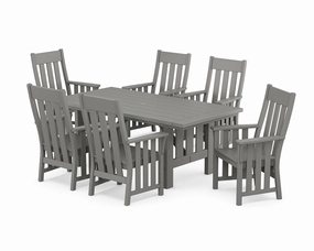 Acadia Arm Chair 7-Piece Dining Setoutdoor patio furniture set