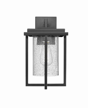 Adair One Light Outdoor Wall Sconce Powder Coated BlackOutdoor wall sconces with motion sensor