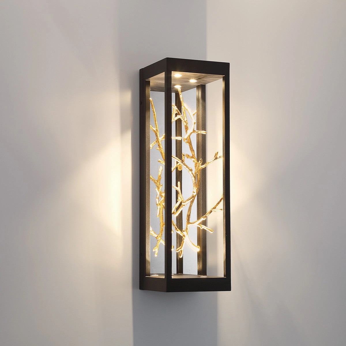 Aerie LED Wall Sconce Gold-Black