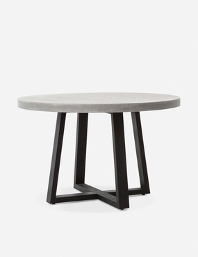 Agatha Indoor / Outdoor Round Dining Tableoutdoor patio dining furniture set