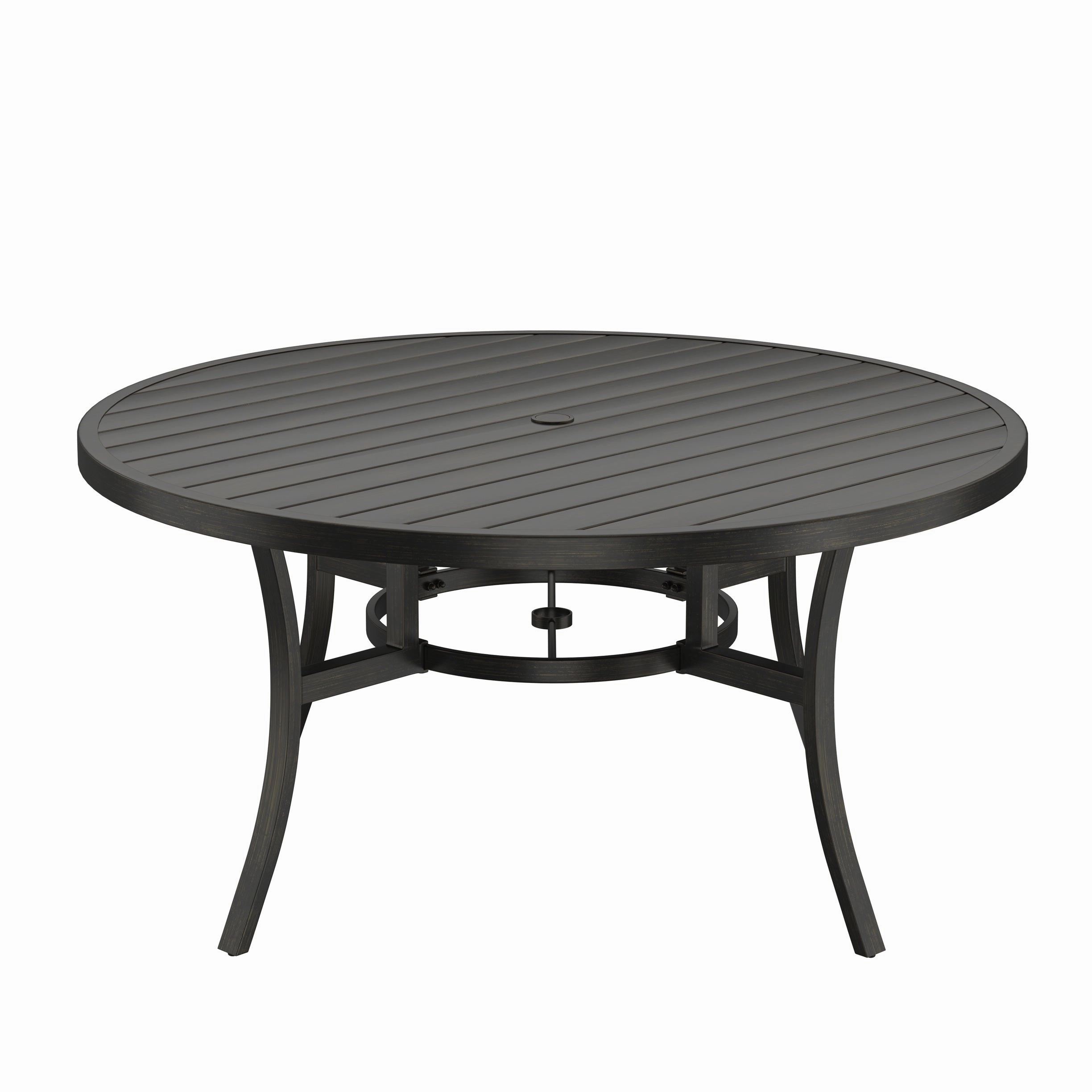 Agio 60" Round Slat Top Dining Table