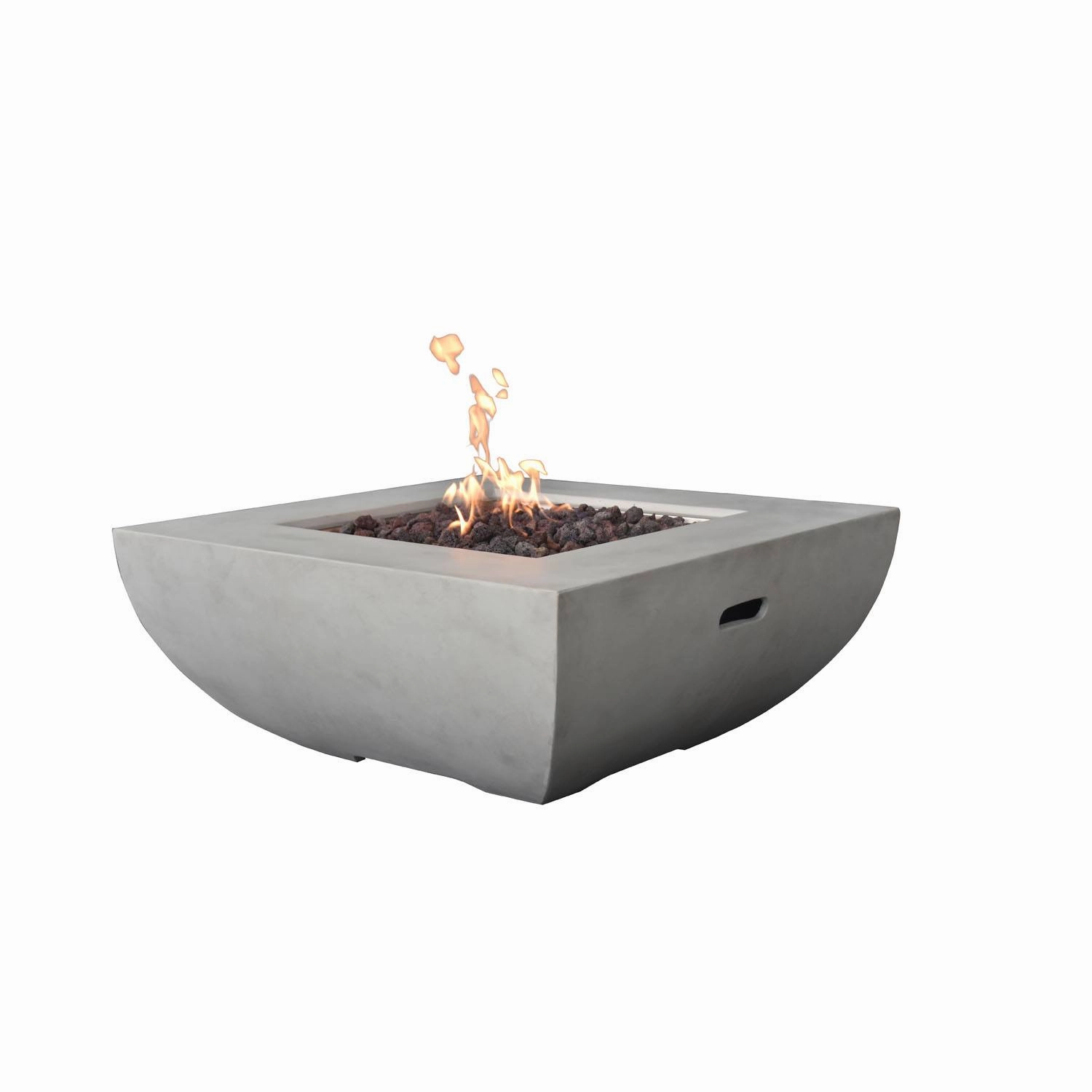 Agung Concrete Lava Stone Fire Table  Natural Gas