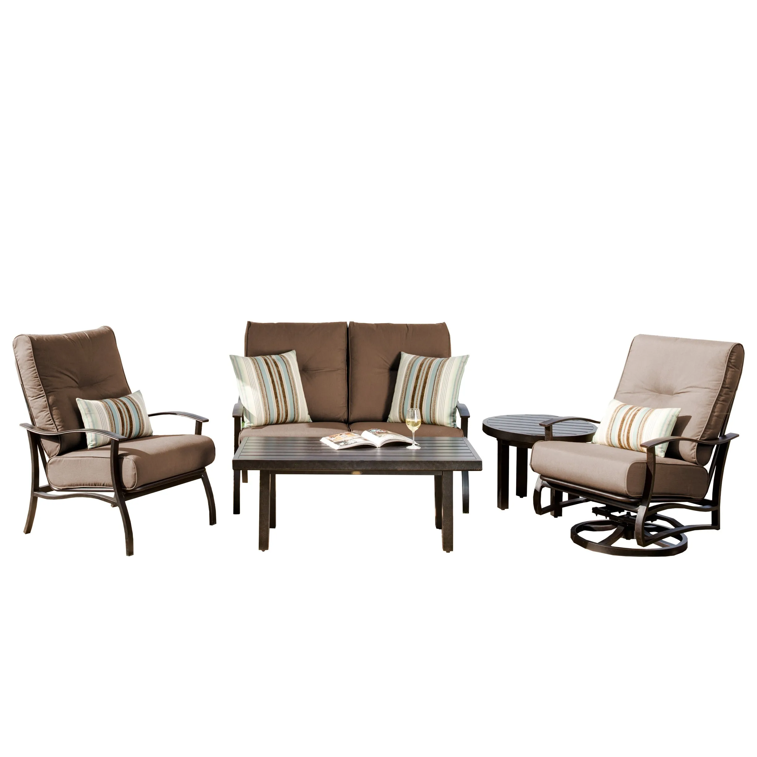 Albany Loveseat Deep Seating Setoutdoor chair for garden and patio