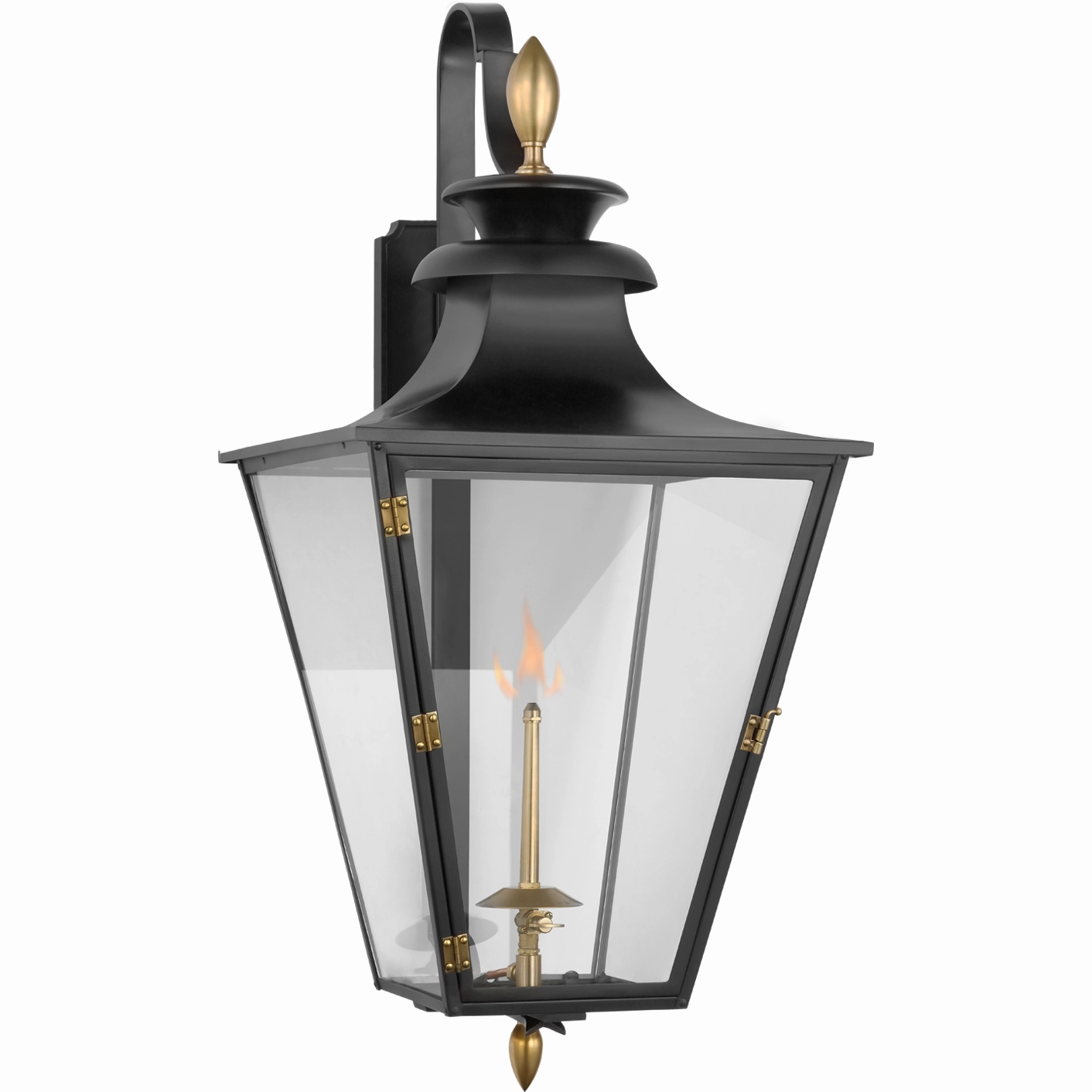 Albermarle Medium Bracketed Gas Wall LanternWeatherproof outdoor lighting
