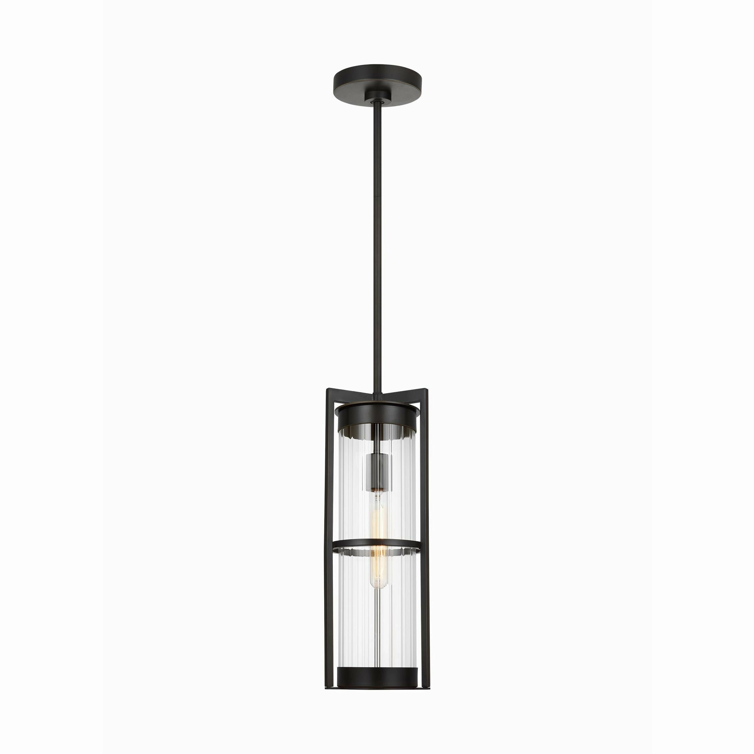 Alcona 1-Light Outdoor Pendant (with Bulb)