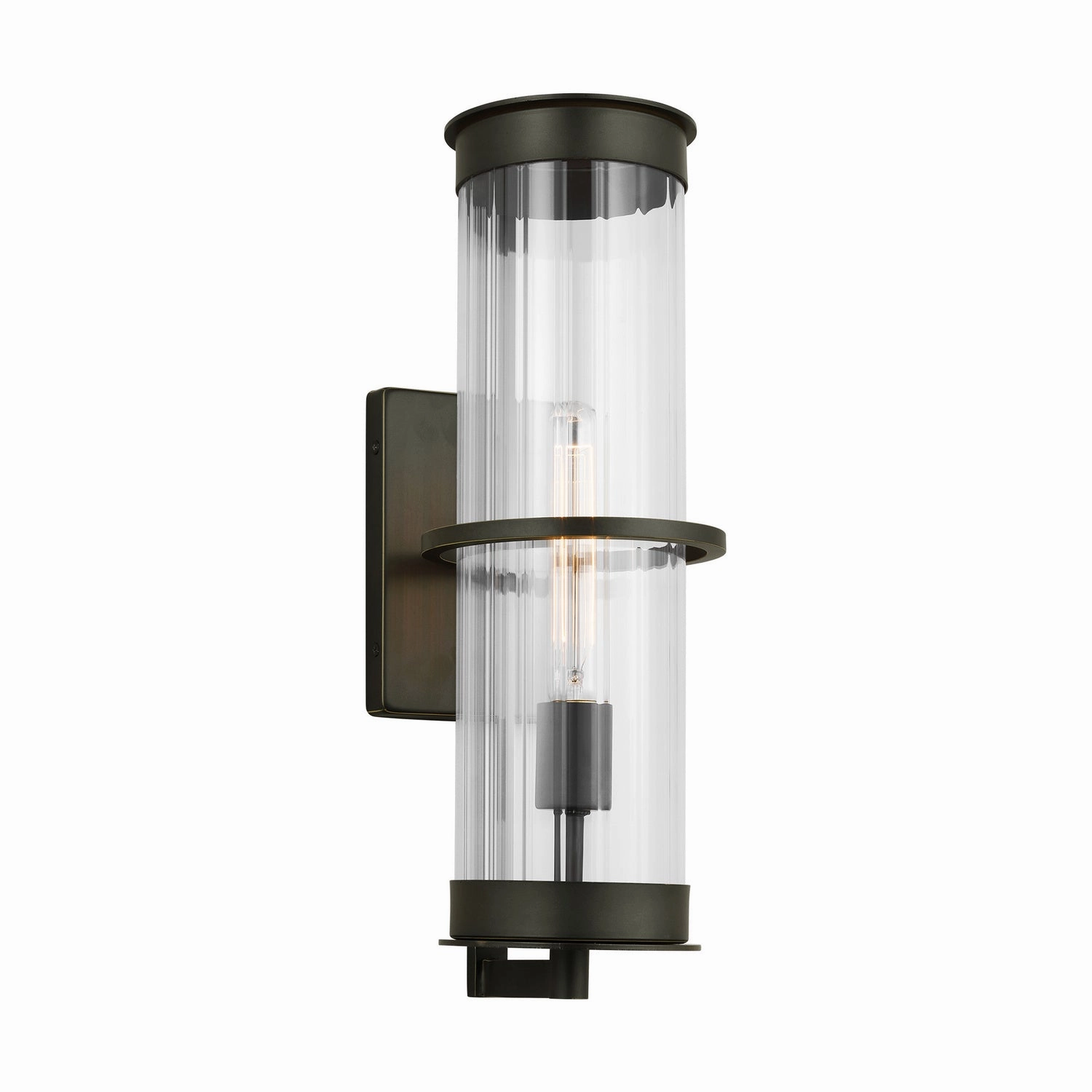Alcona Large Outdoor Wall Lantern Antique Bronze