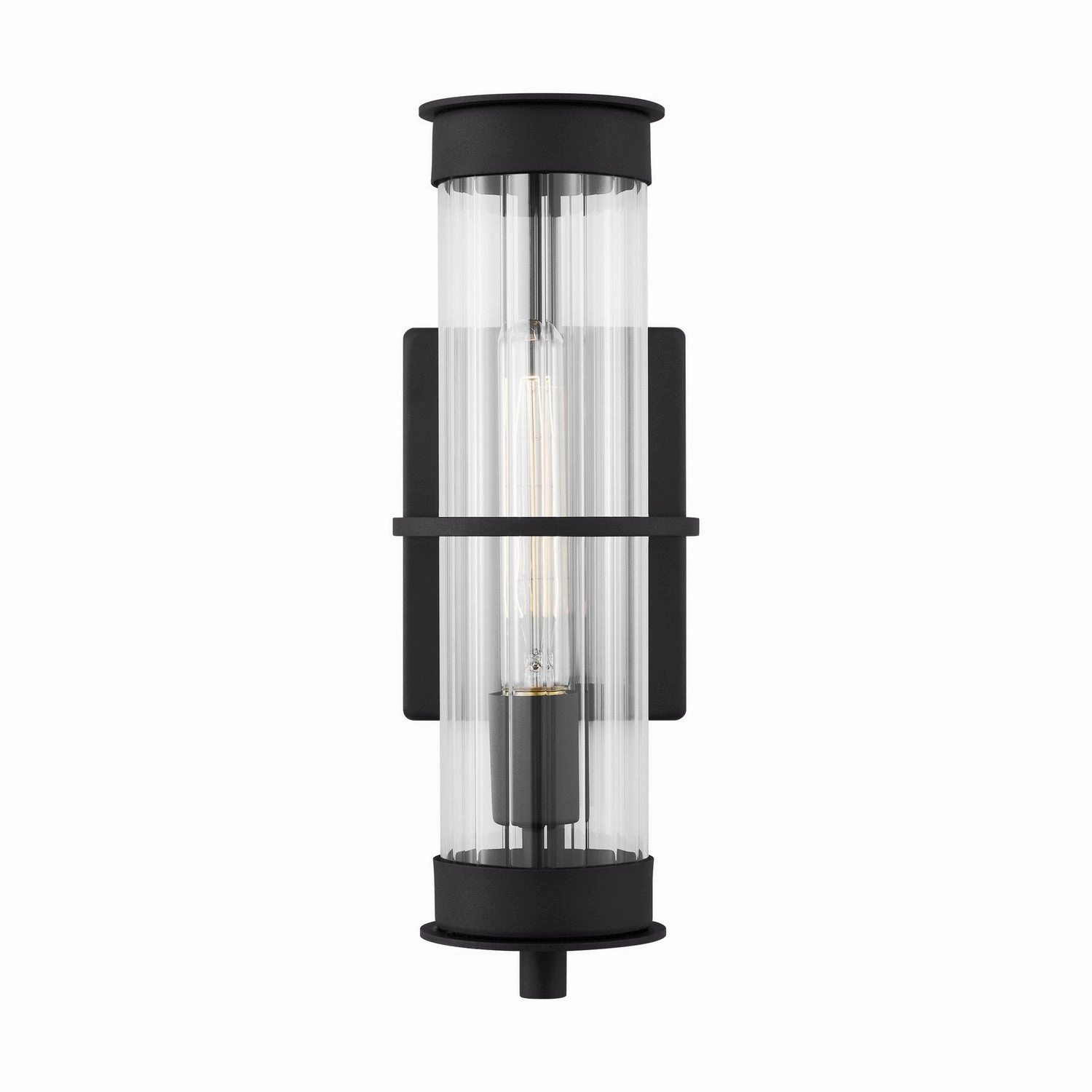 Alcona Medium Outdoor Wall Lantern BlackOutdoor wall sconces with motion sensor
