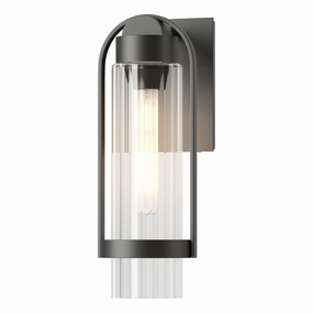 Alcove One Light Outdoor Wall Sconce Coastal BlackOutdoor wall sconces with motion sensor