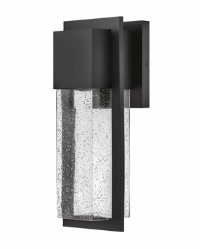 Alex LED Wall Lantern BlackOutdoor wall sconces with motion sensor