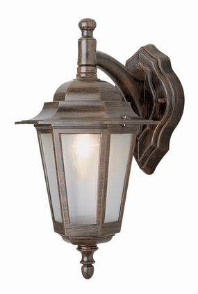 Alexander One Light Wall Lantern RustOutdoor wall sconces with motion sensor