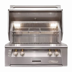 Alfresco ALXE 30-Inch Built-In Grill With Sear Zone And Rotisserie compact BBQ grill for small spaces