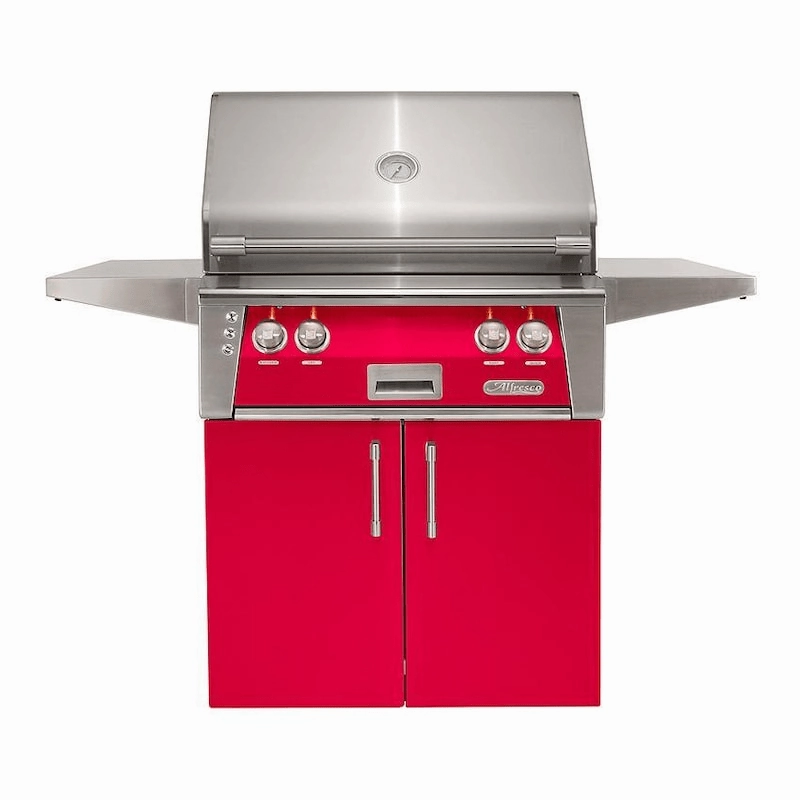 Alfresco ALXE 30-Inch Freestanding Gas Grill with Sear Zone and Rotisserie