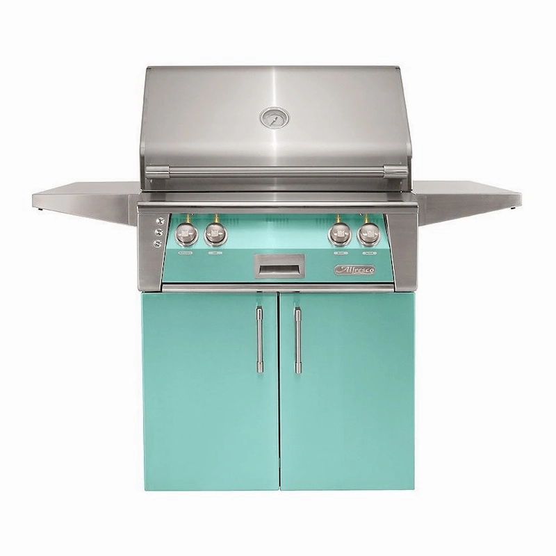 Alfresco ALXE 30-Inch Freestanding Gas Grill with Sear Zone and Rotisserie