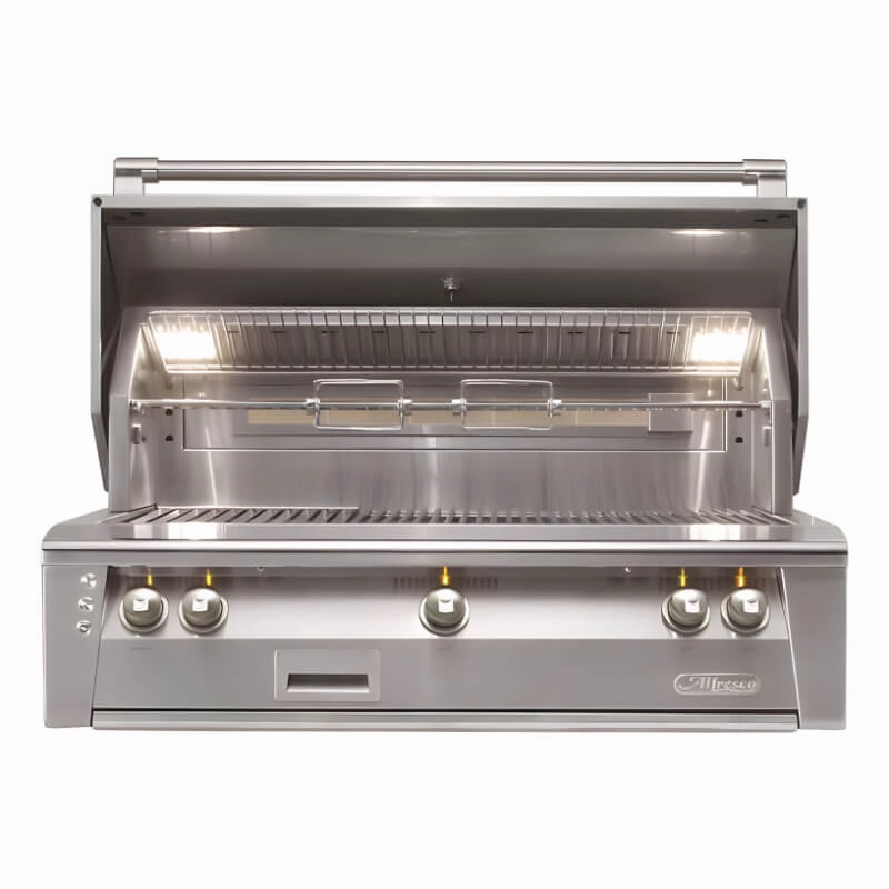 Alfresco ALXE 42-Inch Built-In Gas Grill With Rotisserie