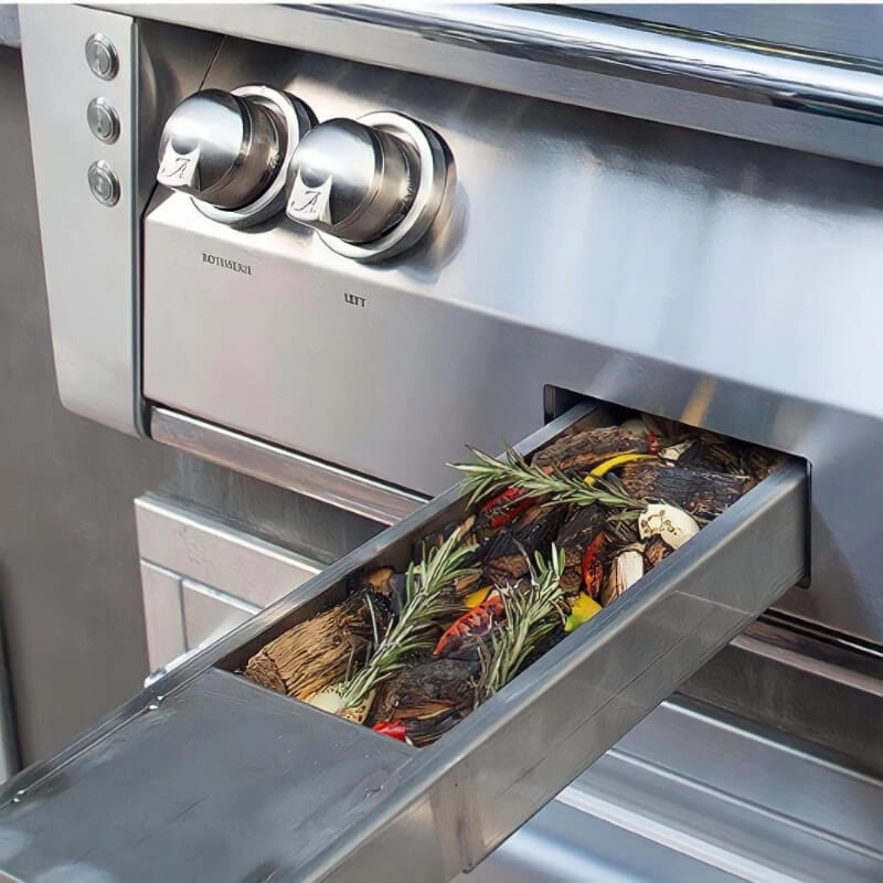 Alfresco ALXE 42-Inch Freestanding Gas Grill With Rotisserie