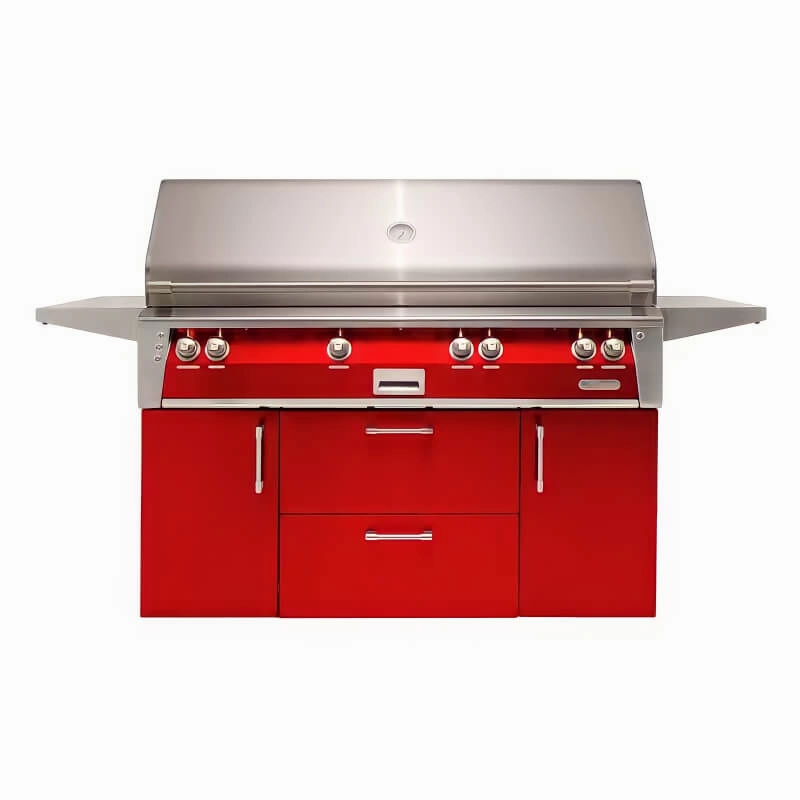 Alfresco ALXE 56-Inch Freestanding Gas All Grill With Sear Zone And Rotisserie