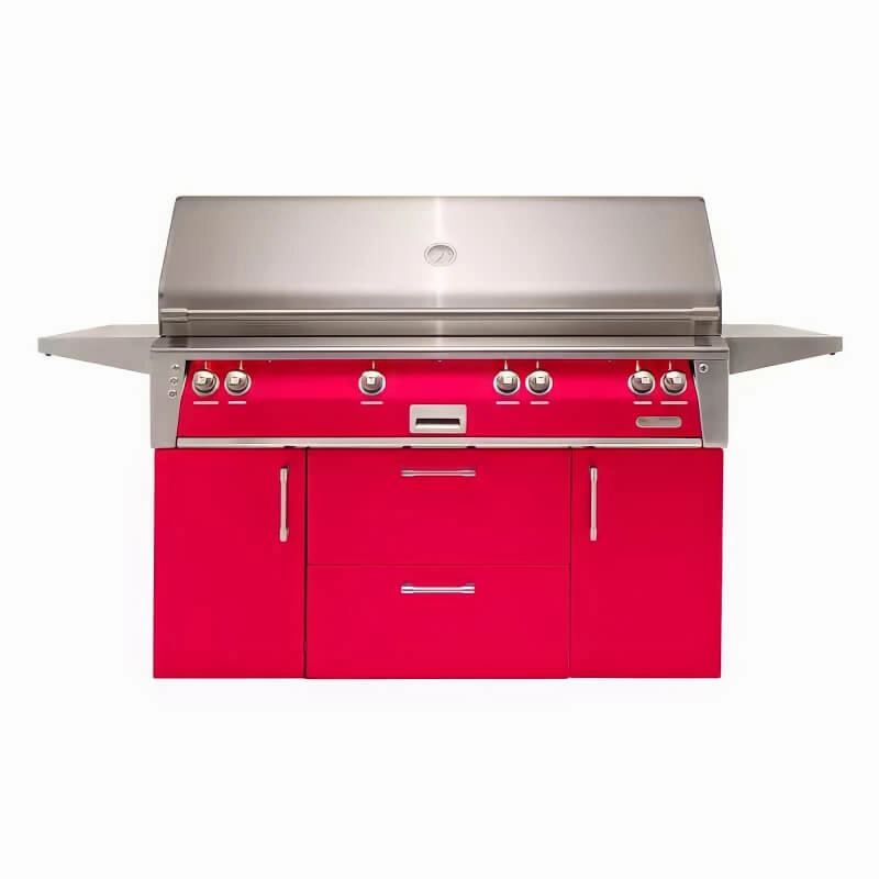 Alfresco ALXE 56-Inch Freestanding Gas All Grill With Sear Zone And Rotisserie