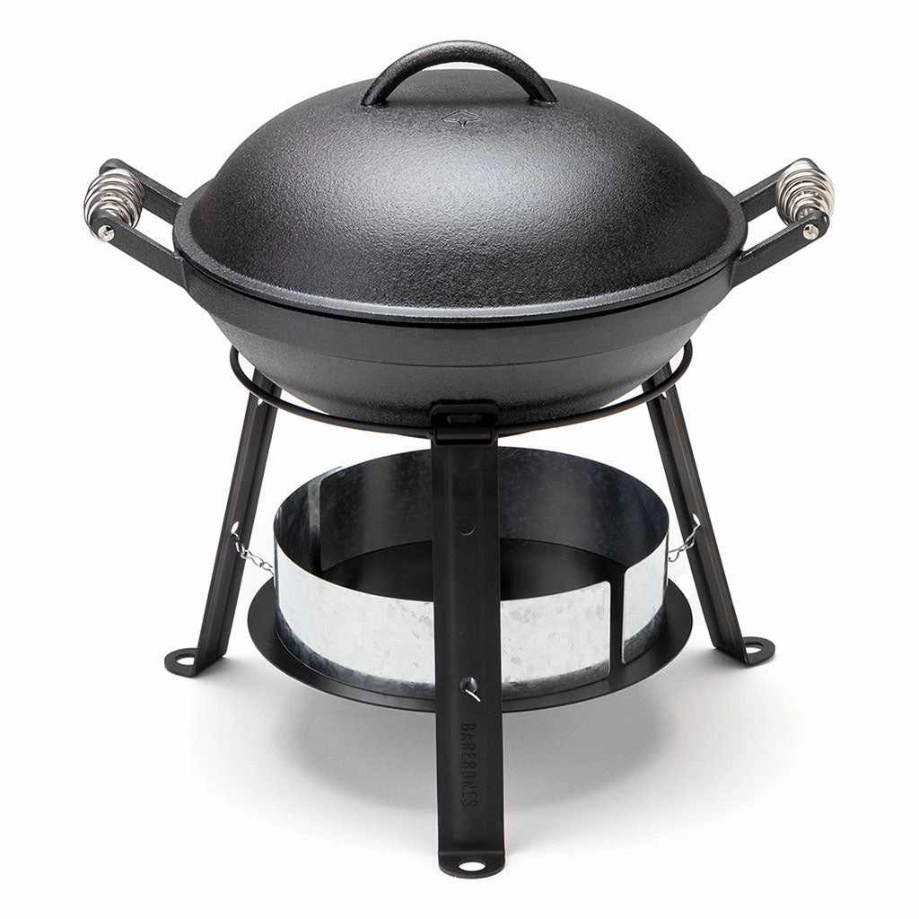 All-in-One Cast Iron Grill heavy-duty garden utility cart with handle