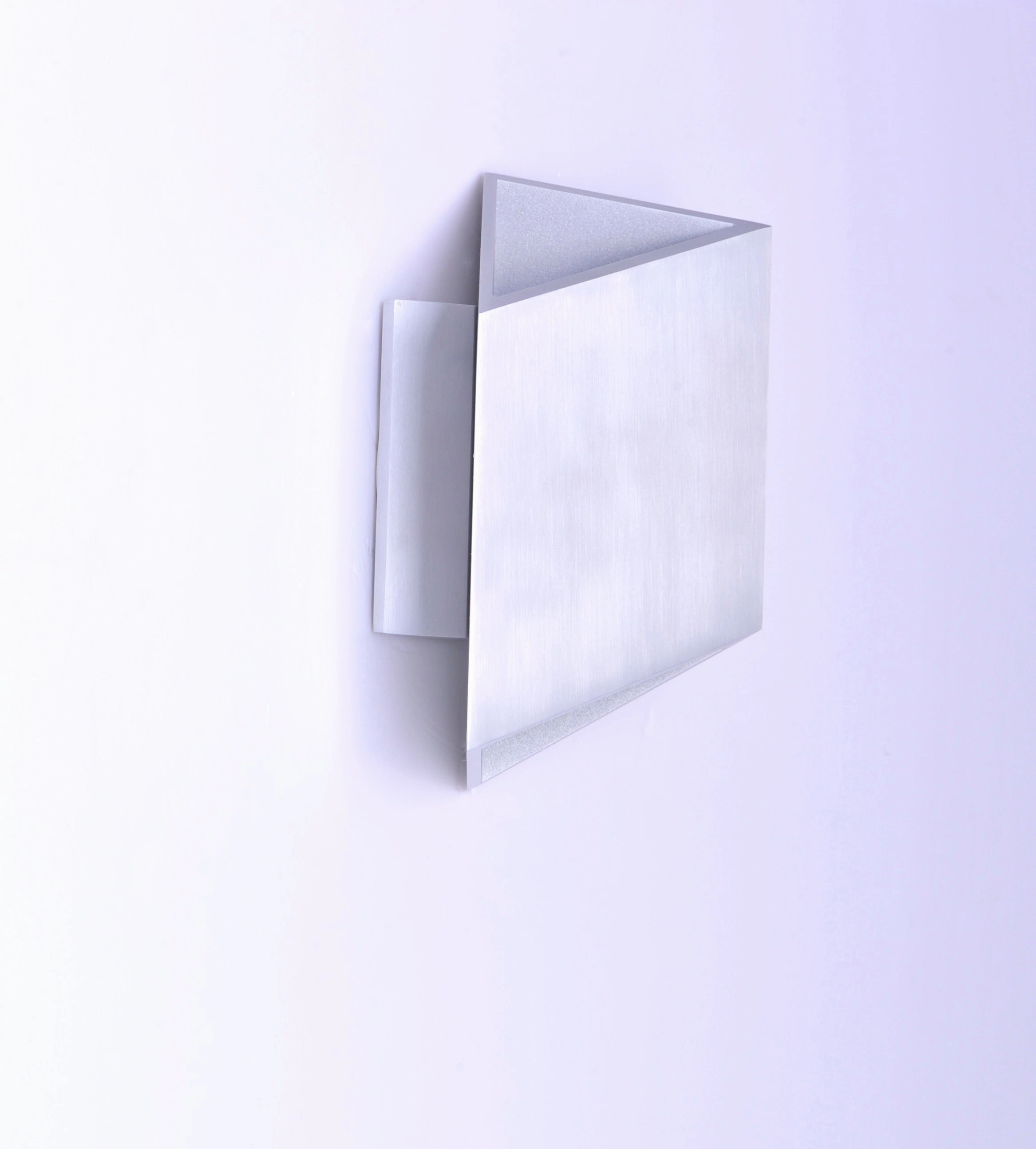Alumilux Facet LED Outdoor Wall Sconce Satin Aluminum