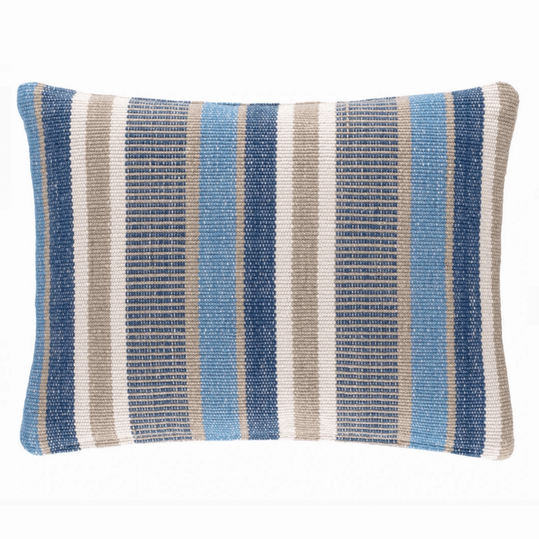 Always Greener Blue/Grey Indoor/Outdoor Decorative Pillow Coverwaterproof outdoor throw pillow