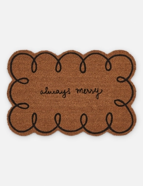 Always Merry Doormatwaterproof outdoor patio rug