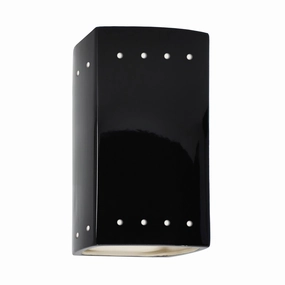 Ambiance LED Lantern Gloss BlackOutdoor wall sconces with motion sensor