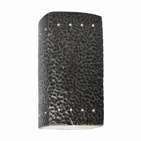 Ambiance LED Lantern Hammered PewterOutdoor wall sconces with motion sensor