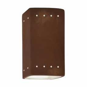 Ambiance LED Lantern Real RustOutdoor wall sconces with motion sensor