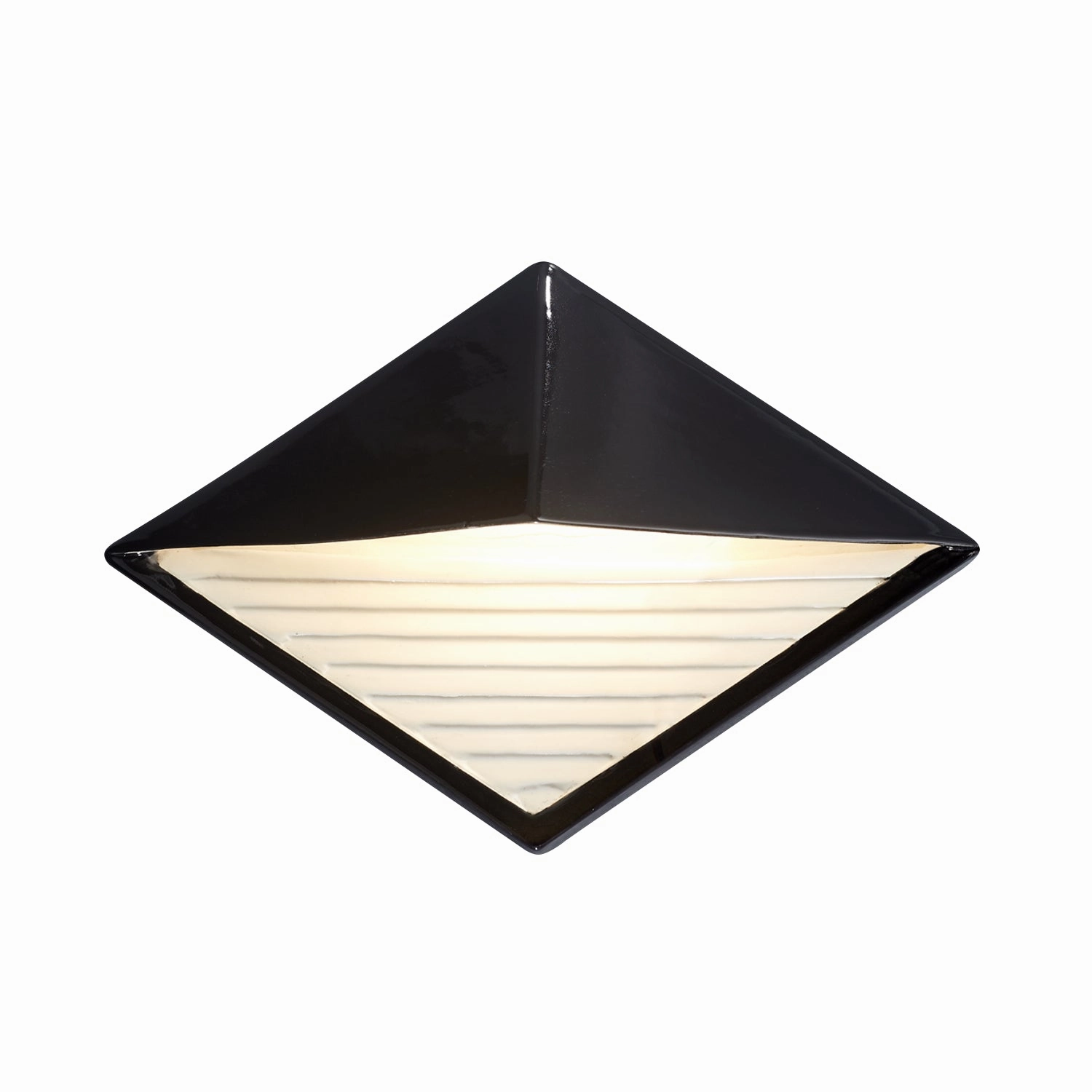 Ambiance LED Wall Sconce Gloss Black w/Matte WhiteOutdoor wall sconces with motion sensor
