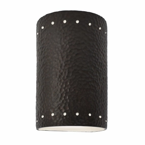 Ambiance Wall Sconce Hammered IronOutdoor wall sconces with motion sensor