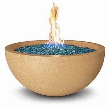 American Fyre Designs 36" Fire Bowl w/ FyreStarter Electronic Ignition Systemportable outdoor fire pit with lid