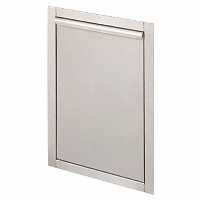 American Hearth 48-inch Stainless Steel Tilt-out Propane Tank Door BBAFireproof mat for under fire pit