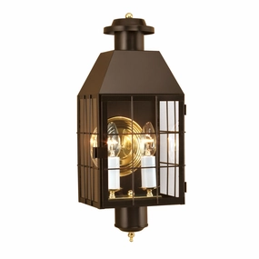 American Heritage Two Light Wall Mount BronzeOutdoor wall sconces with motion sensor