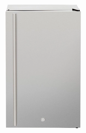 American Made Grills 22-Inch 4.1c Deluxe Outdoor Approved Fridge w/ Upgraded SS Door & Handle outdoor beverage cooler with wheels