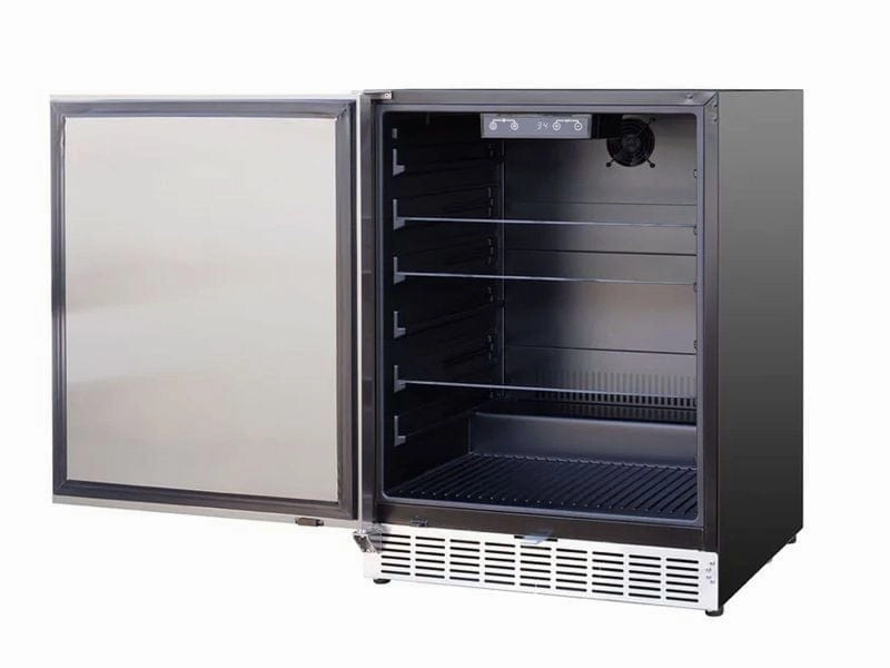 American Made Grills 24" 5.1c Outdoor Rated Fridge RFR-24S-AR