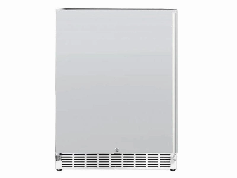 American Made Grills 24" 5.1c Outdoor Rated Fridge RFR-24S-AR outdoor beverage cooler with wheels