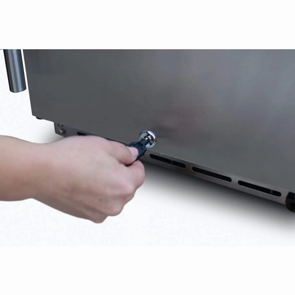 American Made Grills AMG 15" 3.2c Outdoor Rated Refrigerator SSRFR-15S