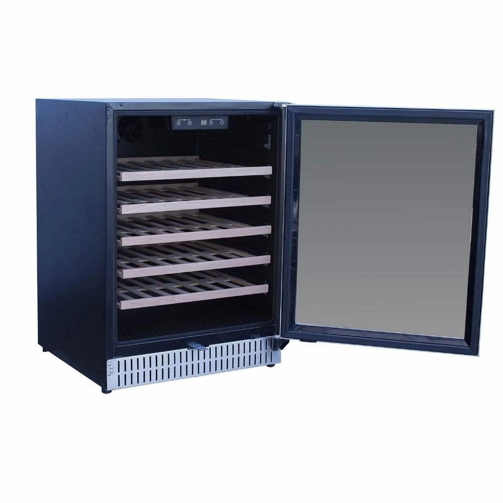 American Made Grills AMG 24" Deluxe Outdoor Rated Dual Zone Wine Cooler SSRFR-24W