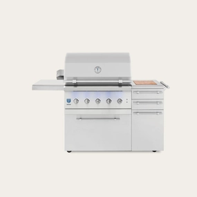 American Made Grills AMG Encore 36" Hybrid Freestanding Gas Grill ENCFS36 compact BBQ grill for small spaces