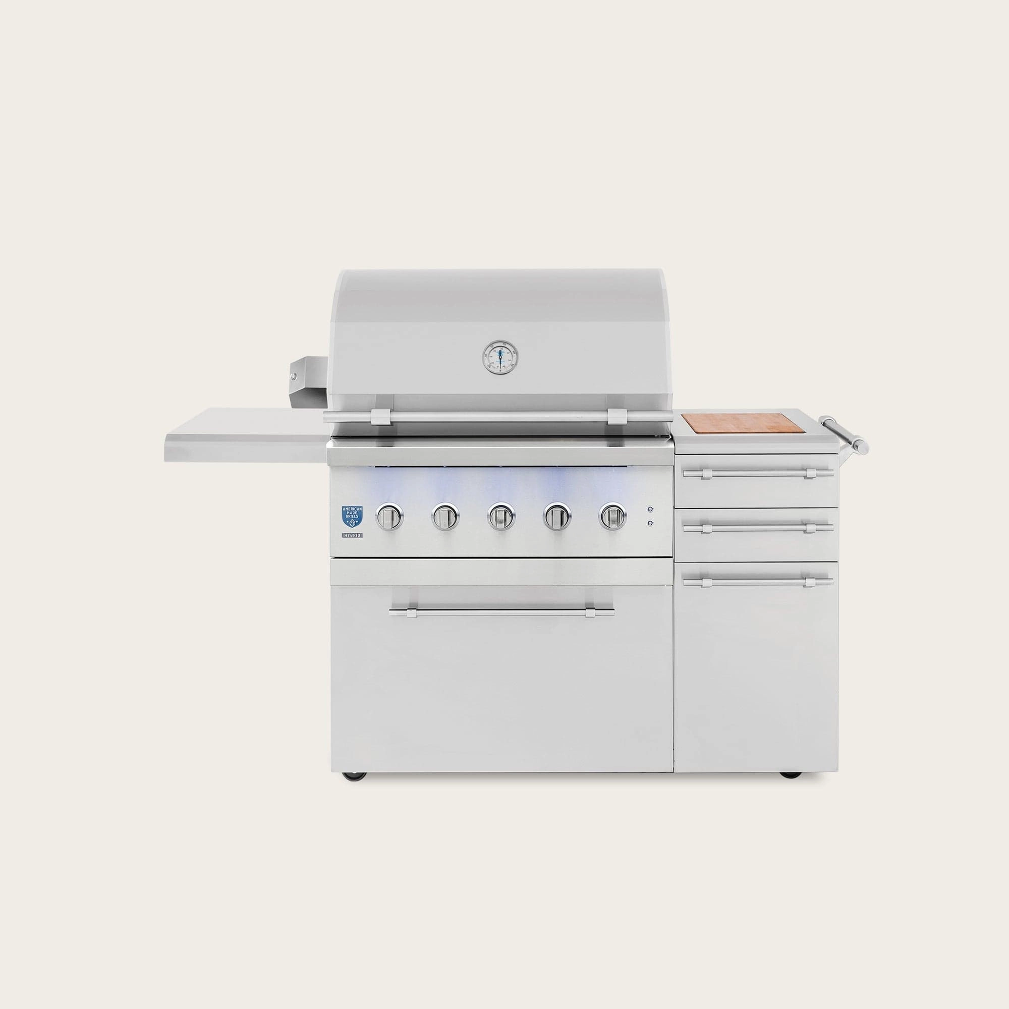 American Made Grills AMG Encore 36" Hybrid Freestanding Gas Grill ENCFS36 compact BBQ grill for small spaces