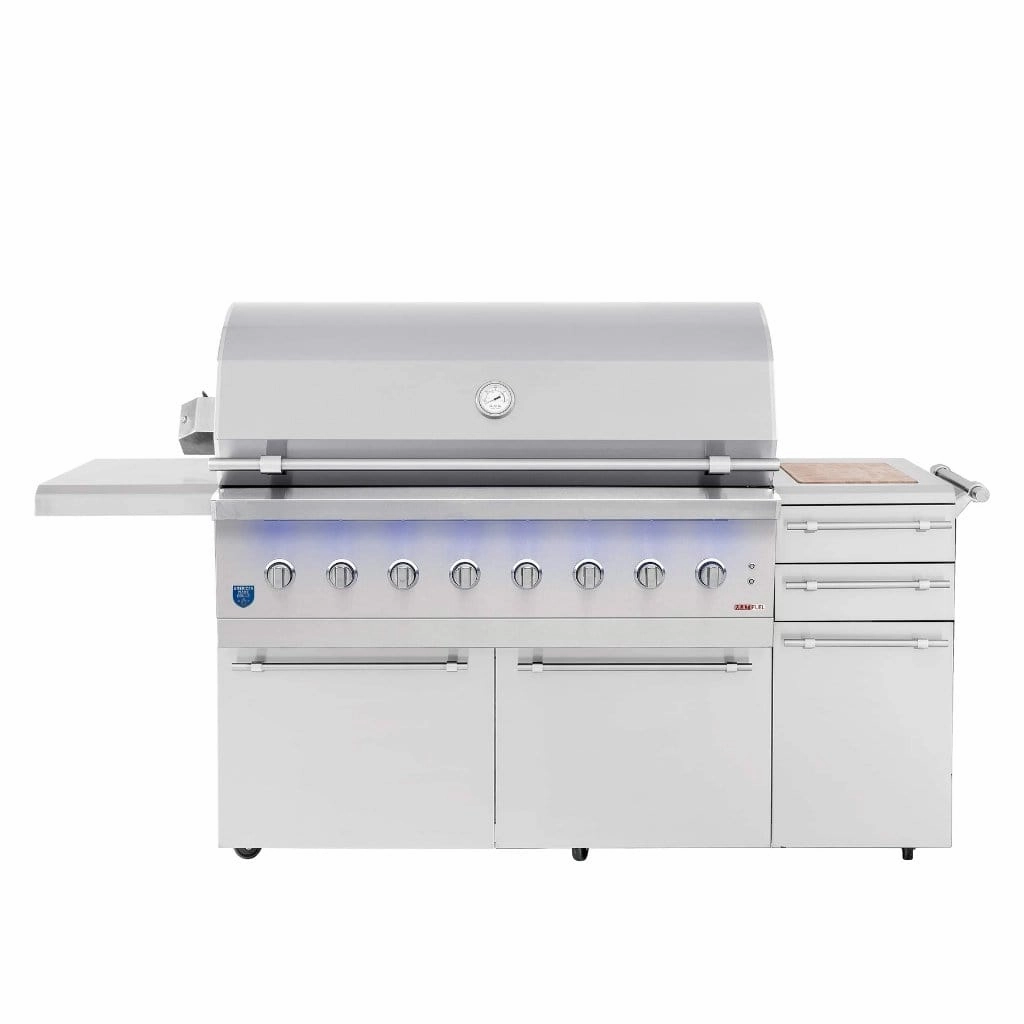 American Made Grills AMG Encore 54" Hybrid Freestanding Gas Grill ENCFS54 compact BBQ grill for small spaces