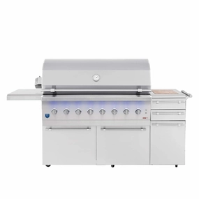 American Made Grills AMG Encore 54" Hybrid Freestanding Gas Grill ENCFS54 compact BBQ grill for small spaces