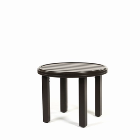 Amici 24" Round Tea Tableoutdoor coffee table for patio or lounge