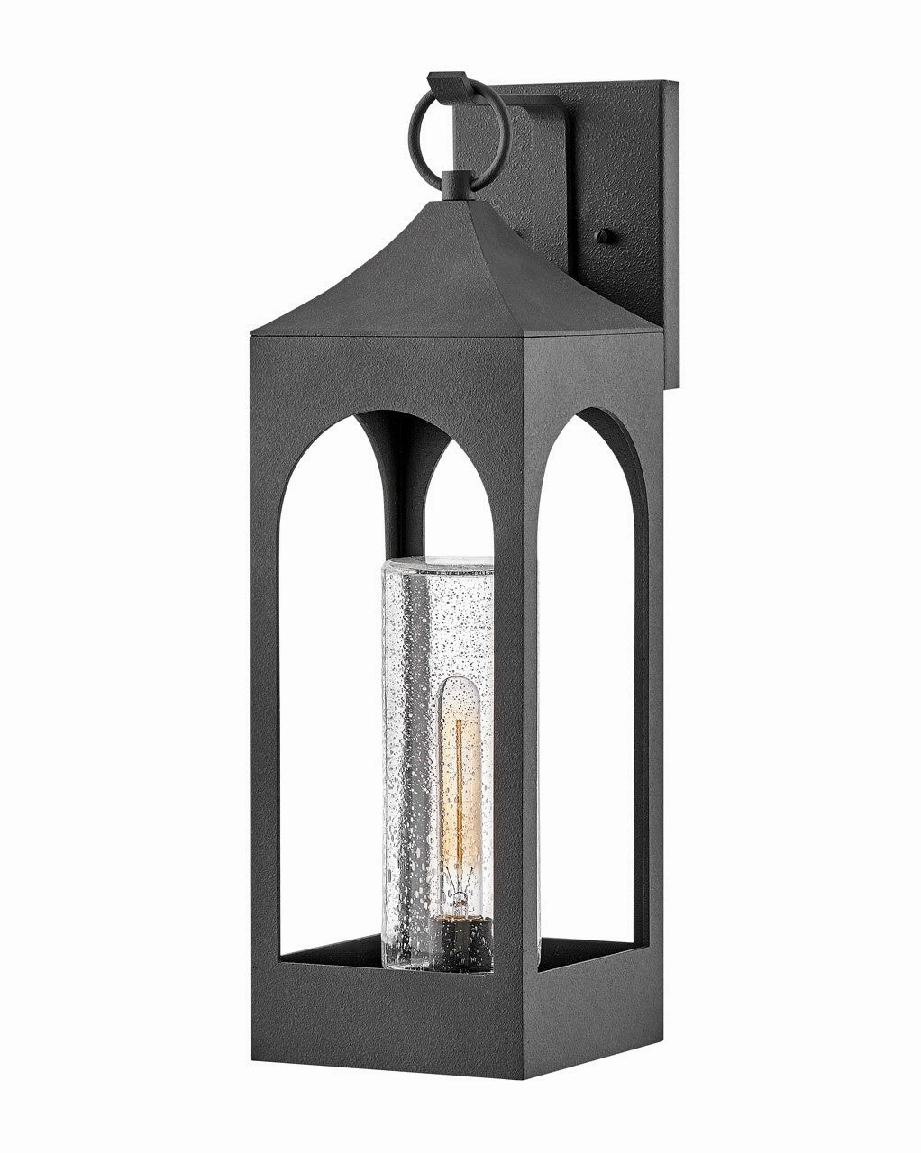 Amina LED Wall Mount Distressed ZincOutdoor wall sconces with motion sensor