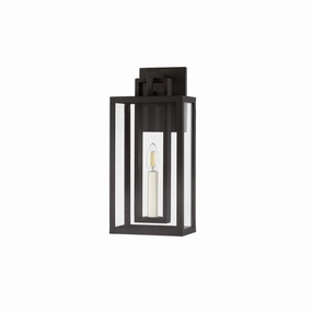 Amire One Light Outdoor Wall Sconce Textured BlackOutdoor wall sconces with motion sensor