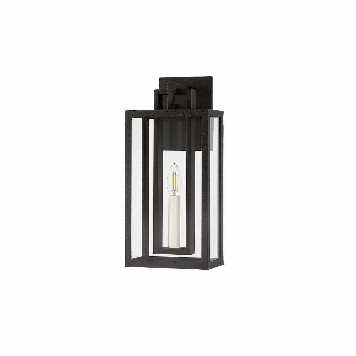 Amire One Light Outdoor Wall Sconce Textured BlackOutdoor wall sconces with motion sensor