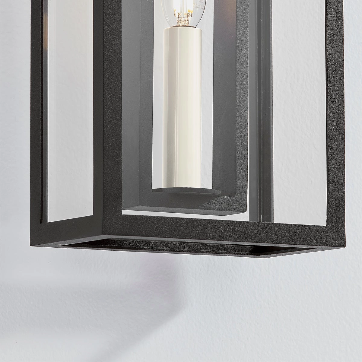 Amire One Light Outdoor Wall Sconce Textured Black