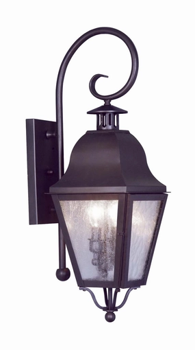 Amwell Two Light Outdoor Wall Lantern BronzeOutdoor wall sconces with motion sensor